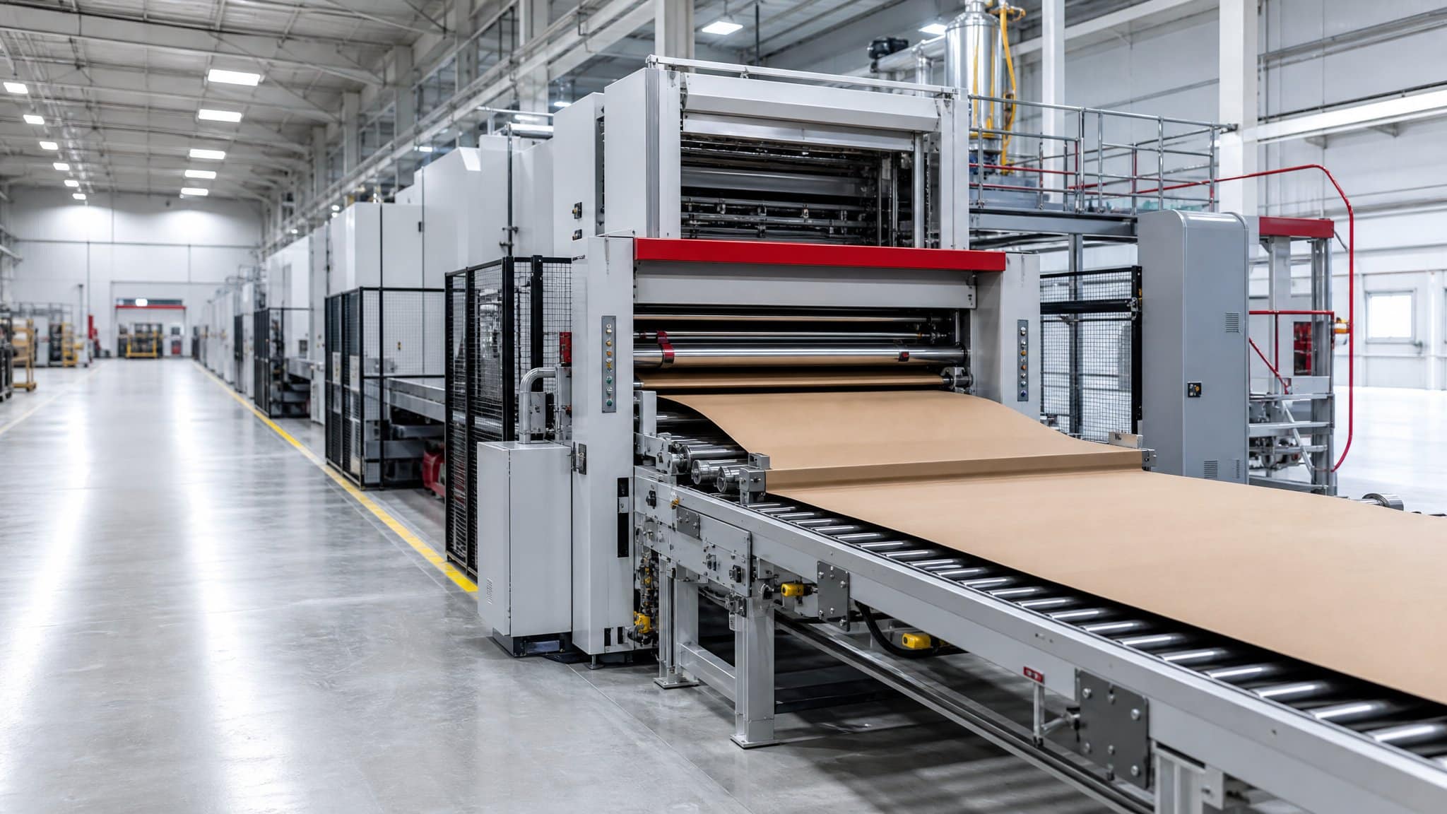 Guangxin insulation paperboard production line panorama